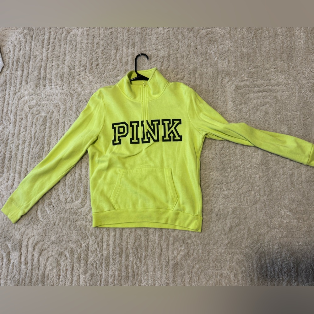 Pink half zip up